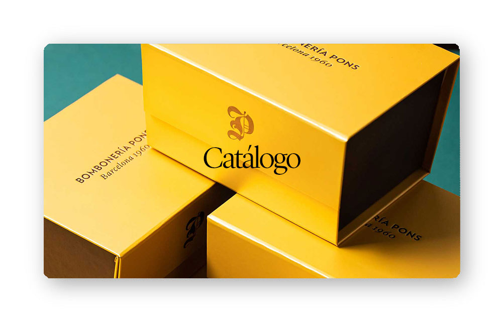 Catálogo de chocolate y bombones para regalos | Bombonería Pons