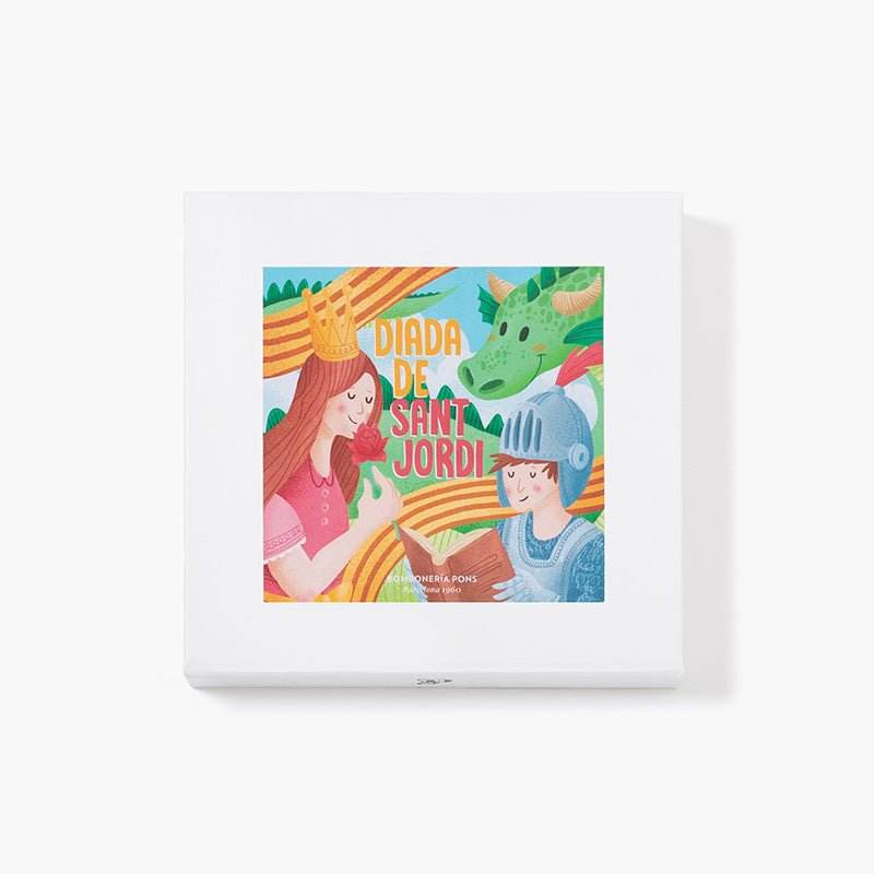 Bombones Combinados - Caja Sant Jordi 250g - Bombonería Pons