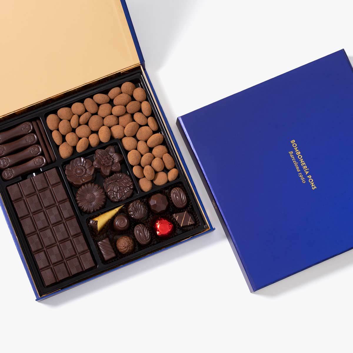 Bombones Combinados Sin Azúcar - Caja 600g - Bombonería Pons