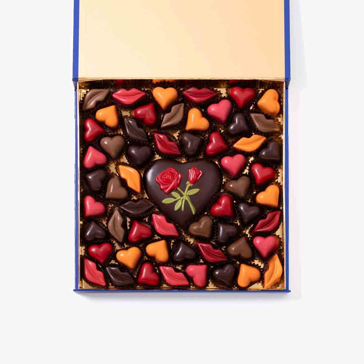 Bombones Corazón - Caja 700g - Bombonería Pons