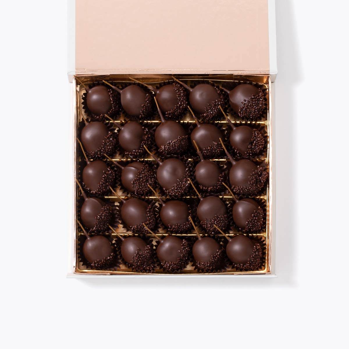 Bombones de guinda al kirsch - Caja 300g - Bombonería Pons