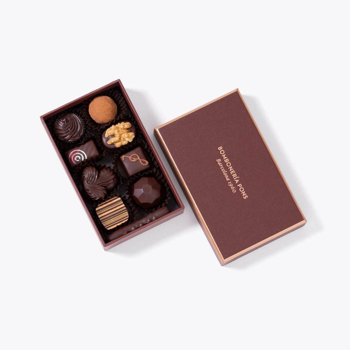 Bombones Negros - Caja 160g - Bombonería Pons