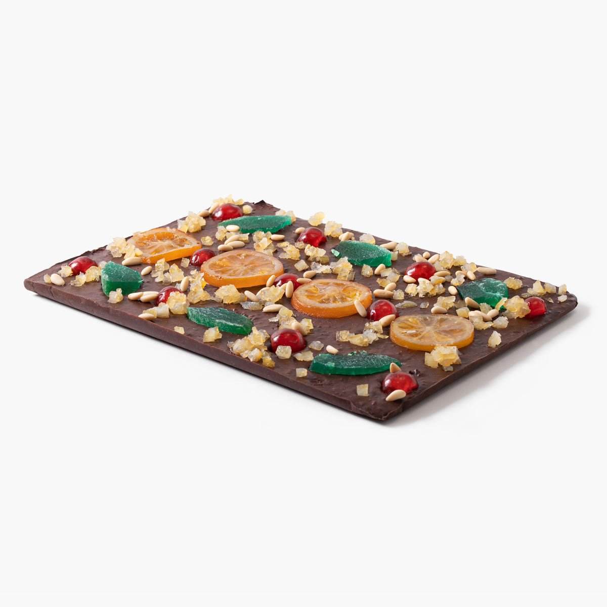 Coca de Chocolate y Fruta San Juan - 650g - Bombonería Pons