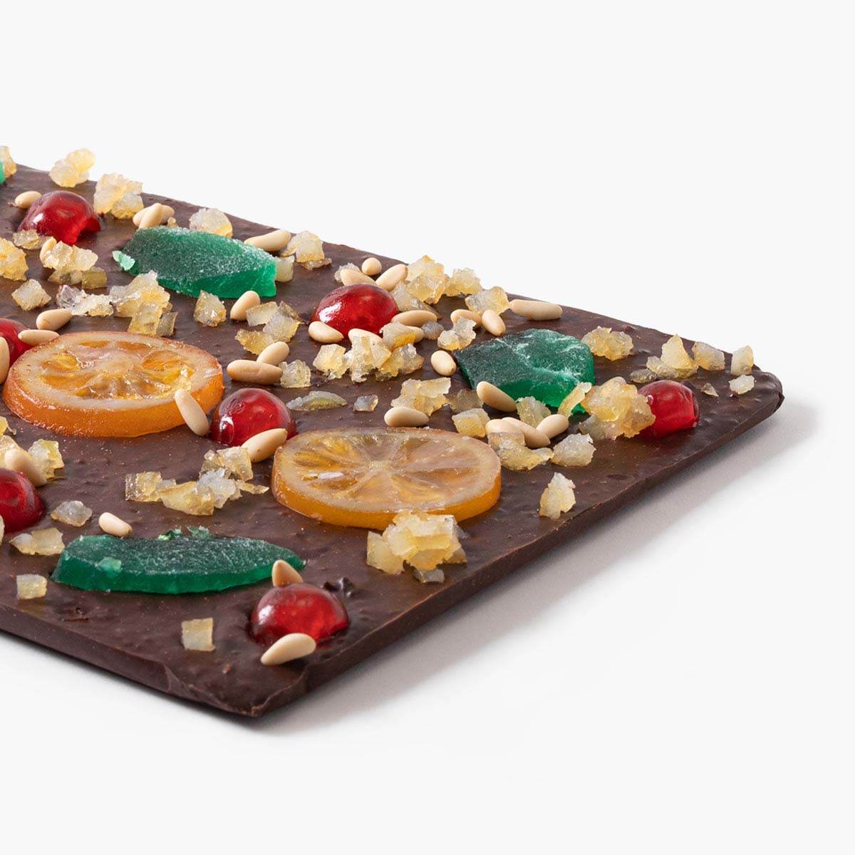 Coca de Chocolate y Fruta San Juan - 650g - Bombonería Pons