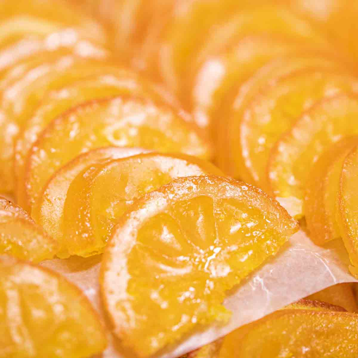 Discos de Naranja - Caja Hexagonal 200g - Bombonería Pons -