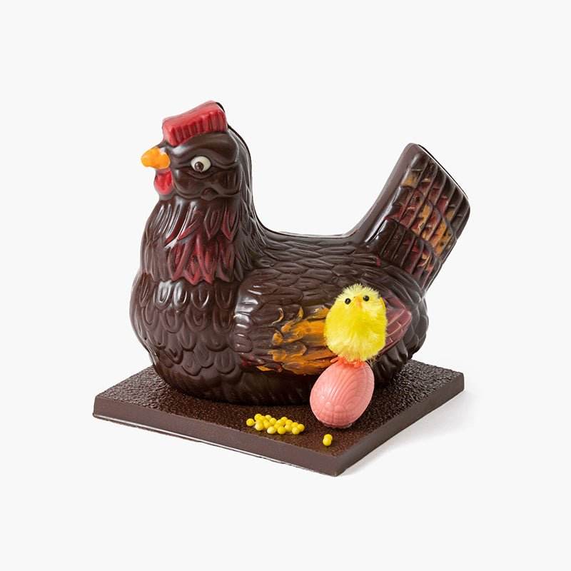 Mona de Pascua Gallina Mediana Negra - Bombonería Pons