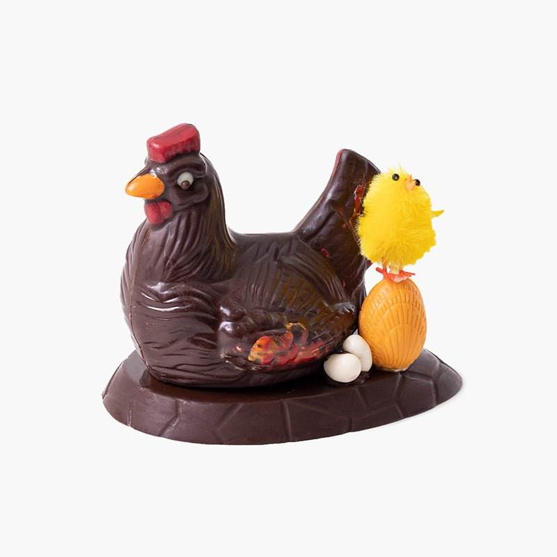 Mona de Pascua Gallina Mini Negra - Bombonería Pons