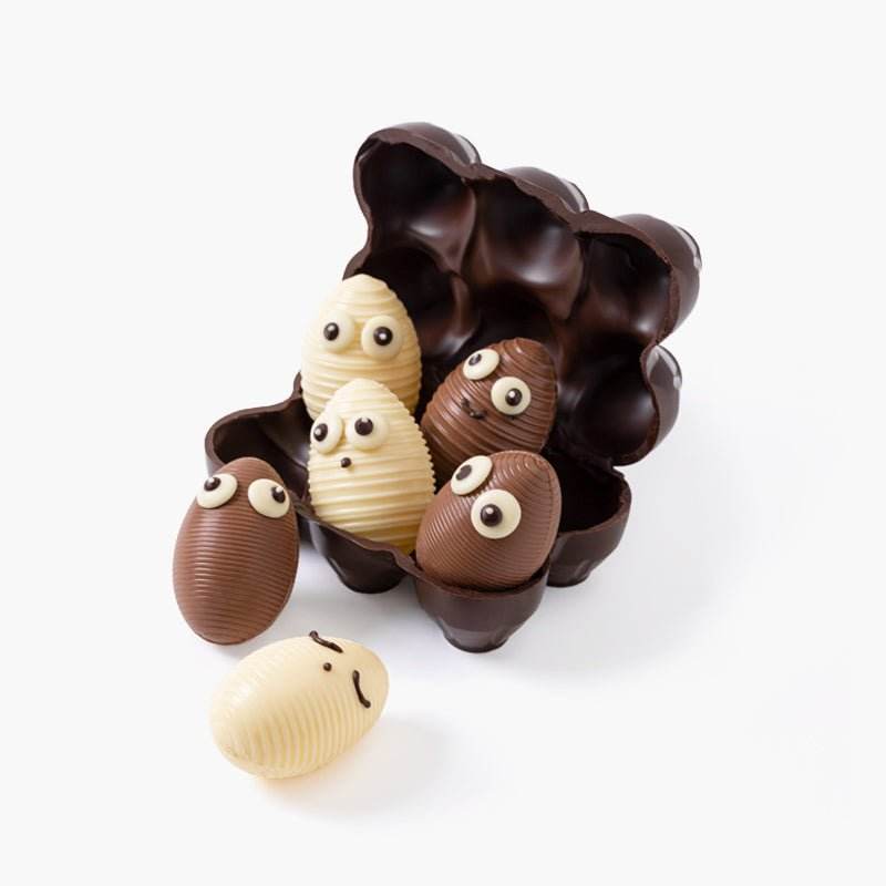 Mona de Pascua Hueveras con ojos - Bombonería Pons