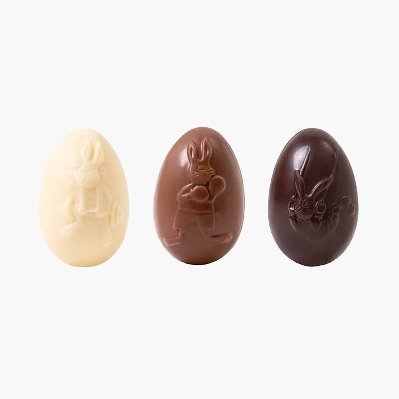 Huevo de Pascua Conejo Negro - Caja individual 20g - Bombonería Pons