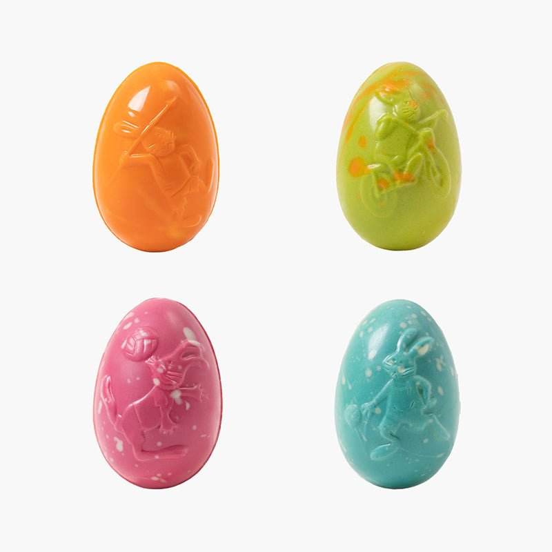 Huevo de Pascua Conejo pintado - Caja individual - 20g - Bombonería Pons