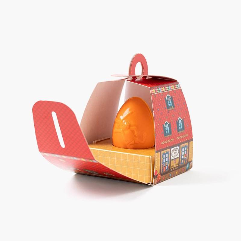 Huevo de Pascua Conejo pintado - Caja individual - 20g - Bombonería Pons