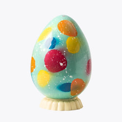 Huevo de Pascua Decorado Blanco - 1,2kg - n°2 - Bombonería Pons