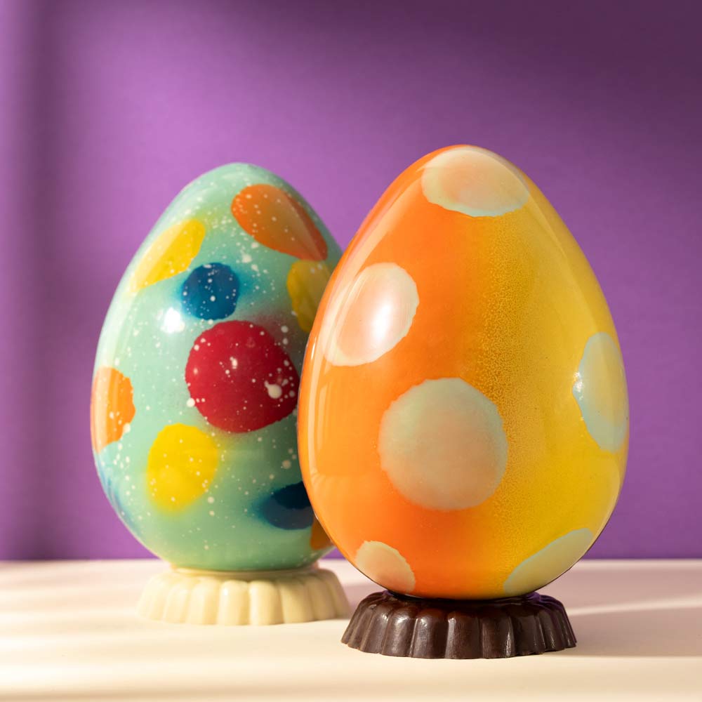 Huevo Decorado Negro - Nº1 - Bombonería Pons - Huevos decorados