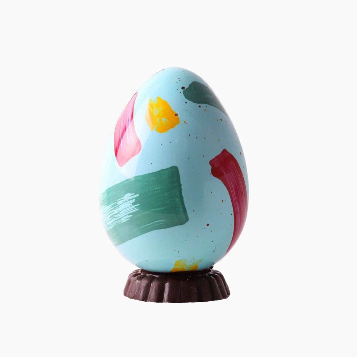 Huevo de Pascua Decorado Negro - 580g - nº1 - Bombonería Pons