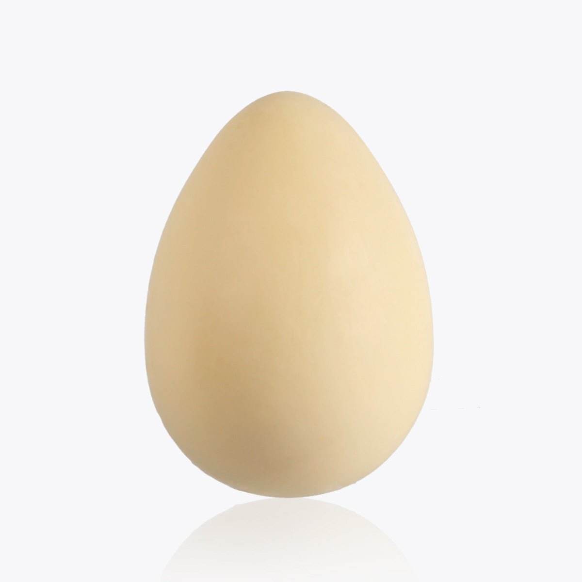 Huevo de Pascua Liso Blanco - 430g - nº1 - Bombonería Pons
