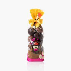 Huevos de Pascua Conejo Negro y leche - Bolsa 12uds - Bombonería Pons