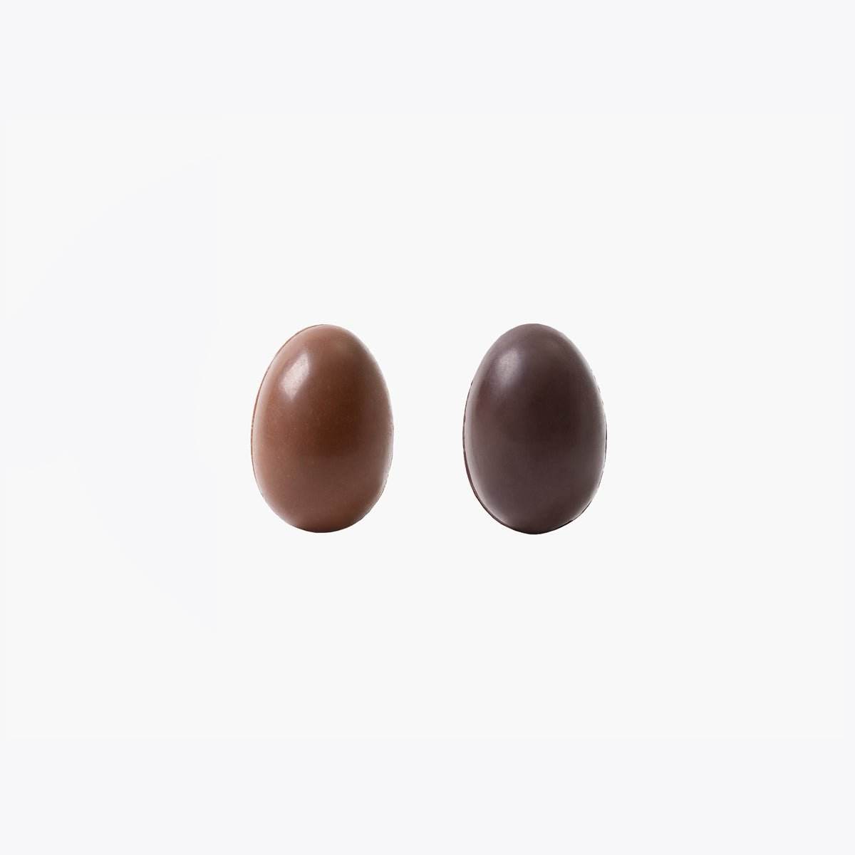 Huevos de Pascua Negro y leche - Bolsa 12 uds - Bombonería Pons
