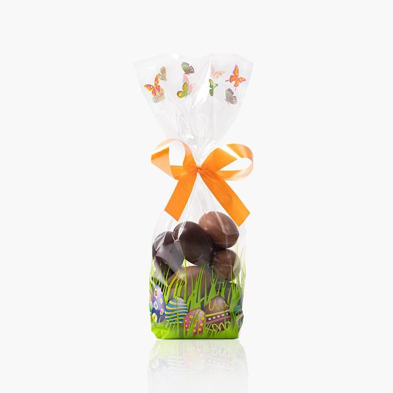 Huevos de Pascua Negro y leche - Bolsa 12 uds - Bombonería Pons