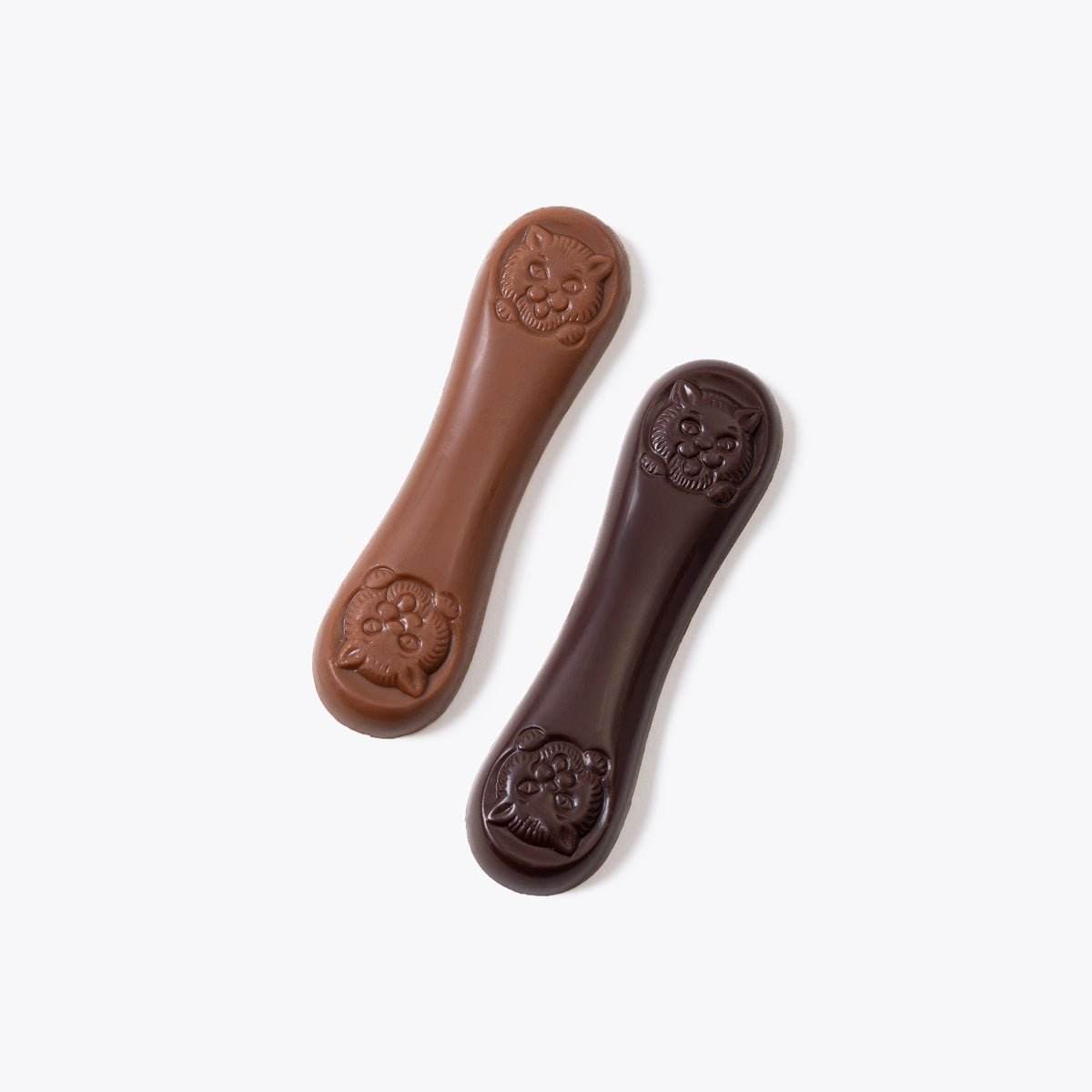 Lenguas de Gato Leche y Negras - Bandeja 130g - Bombonería Pons