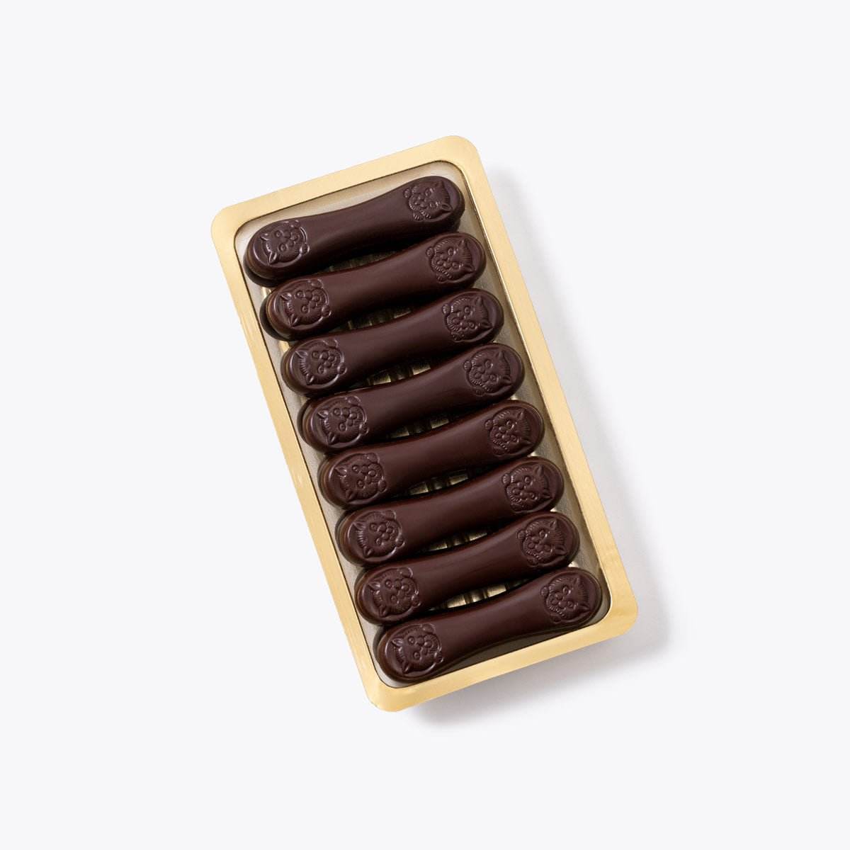 Lenguas de Gato Negras - Bandeja 130g - Bombonería Pons