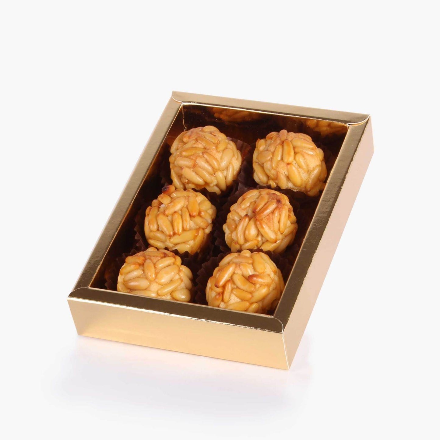 Panellets de Piñón Sin azúcar - Caja Regalo 6 uds - Bombonería Pons