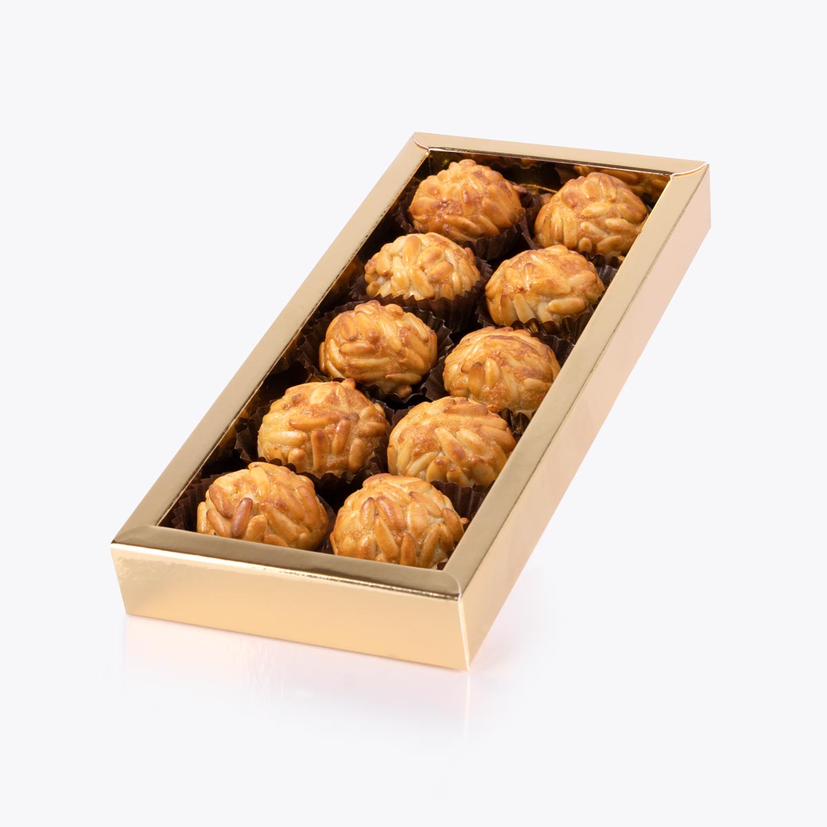 Panellets de Piñones - Caja Regalo 10 uds - Bombonería Pons - Panellets piñones