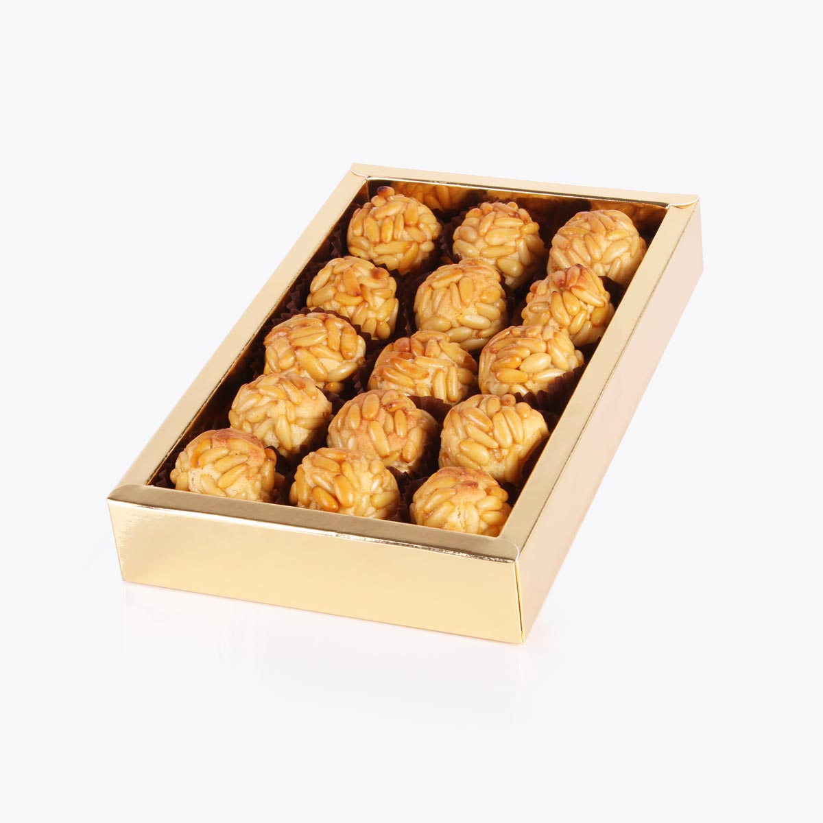 Panellets de Piñones - Caja Regalo 15 uds - Bombonería Pons - Panellets piñones