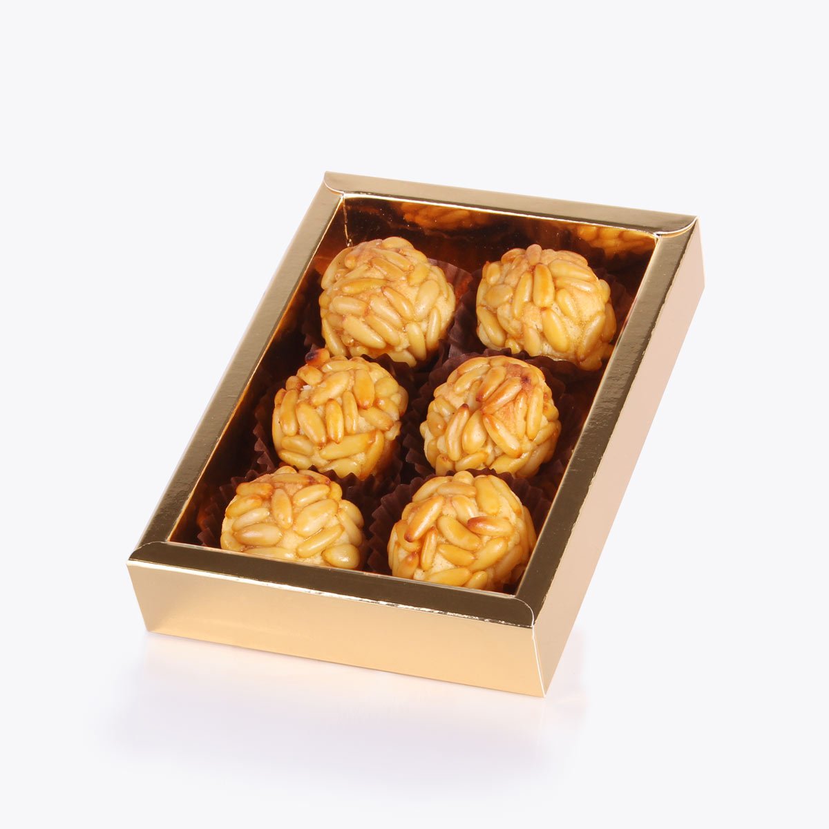 Panellets de Piñones - Caja Regalo 6 uds - Bombonería Pons - Panellets piñones