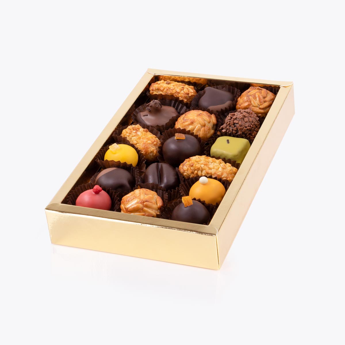 Panellets Variados - Caja Regalo 17 uds - Bombonería Pons - Panellets piñones