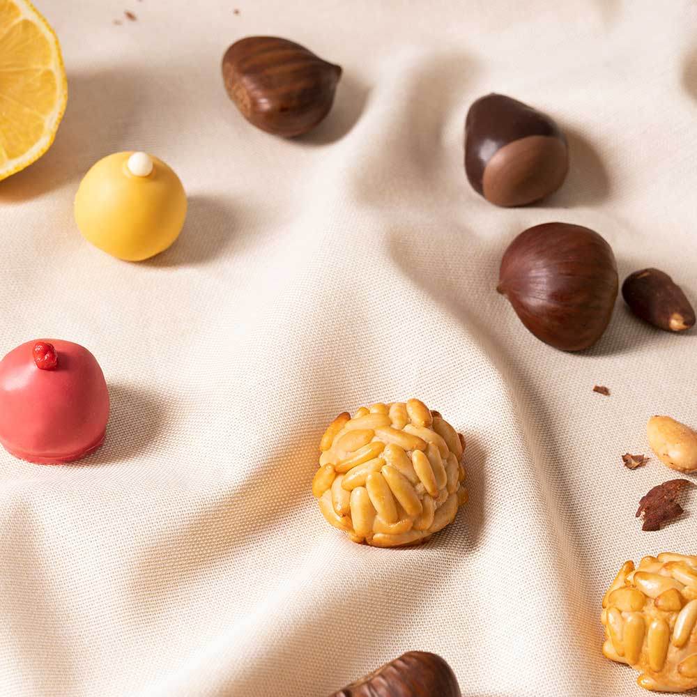 Panellets Variados - Caja Regalo 21 uds - Bombonería Pons
