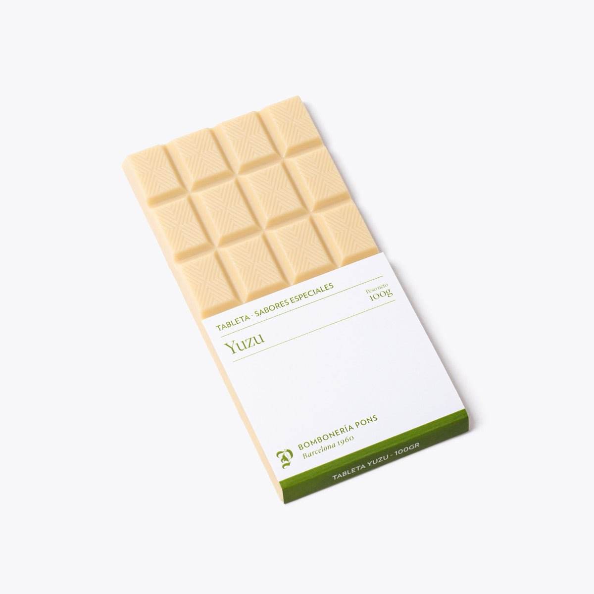 Tableta de Yuzu - 100g - Bombonería Pons