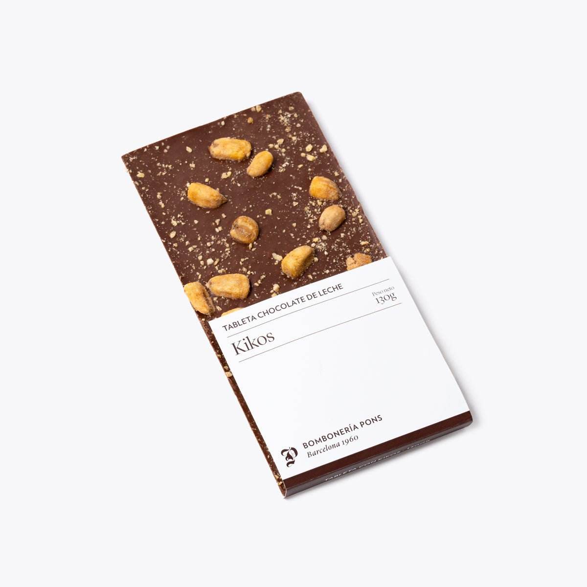 Tableta Kikos y Chocolate - 130g - Bombonería Pons