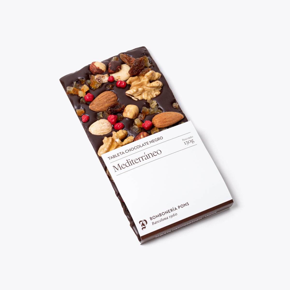 Tableta Mediterraneo - 130g - Bombonería Pons