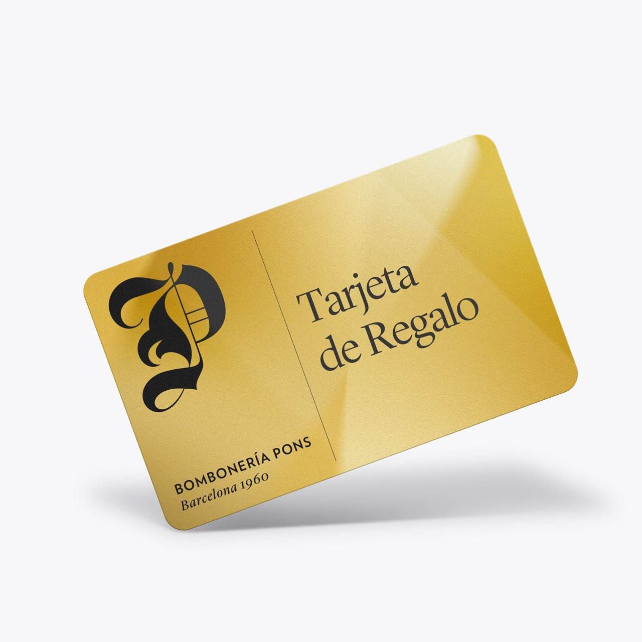 Tarjeta Regalo POS - Bombonería Pons