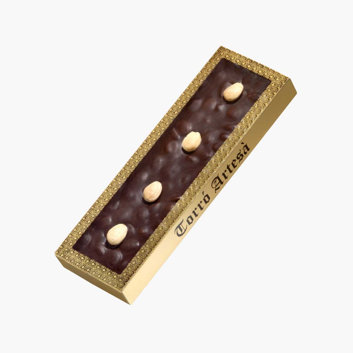 Turrón Choco Almendra Negro - 300g - Bombonería Pons - Turrón Chocolate