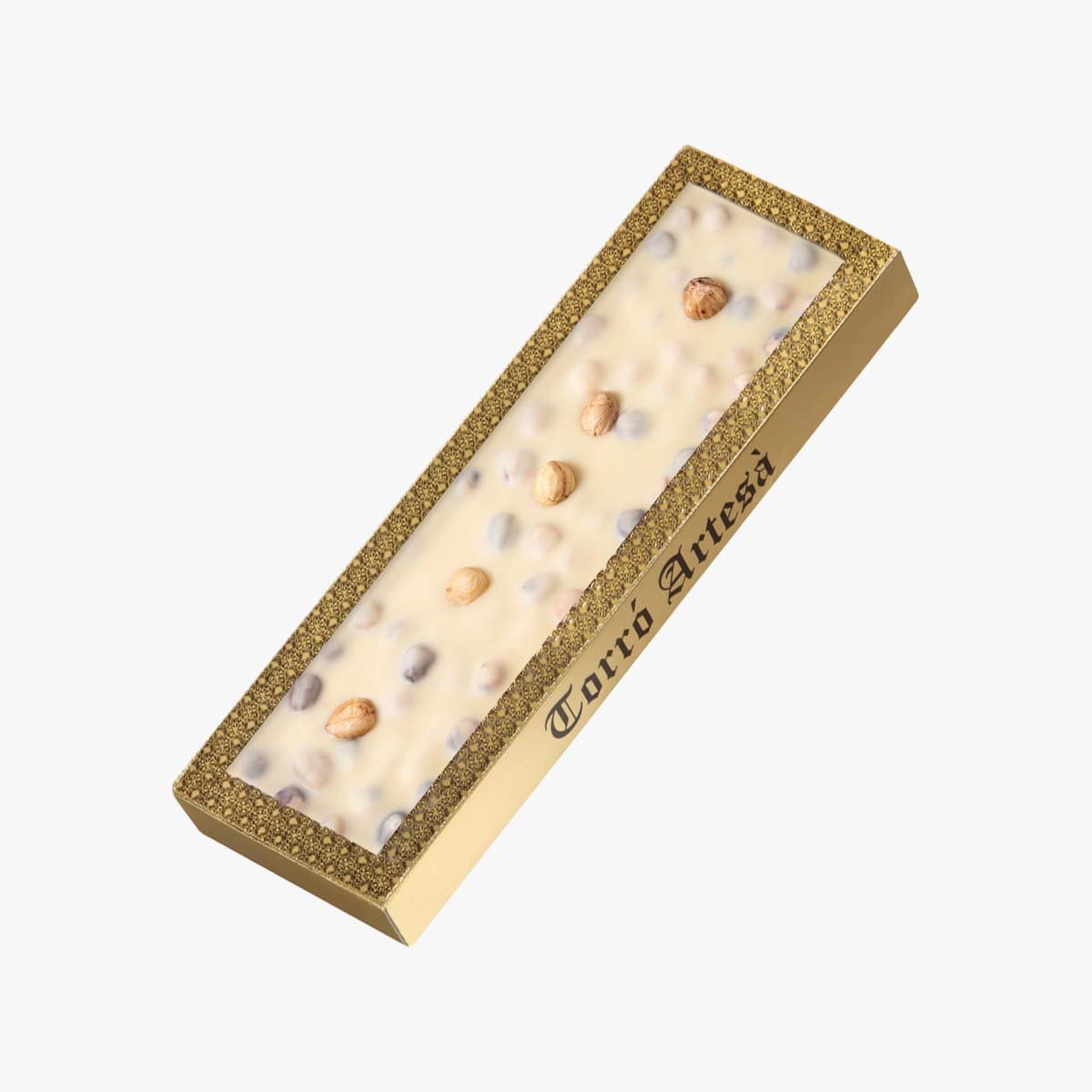 Turrón Choco Avellana Blanco - 300g - Bombonería Pons - Turrón Chocolate