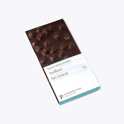 Tableta Chocolate Negro y Avellana-Sin Azúcar 130g