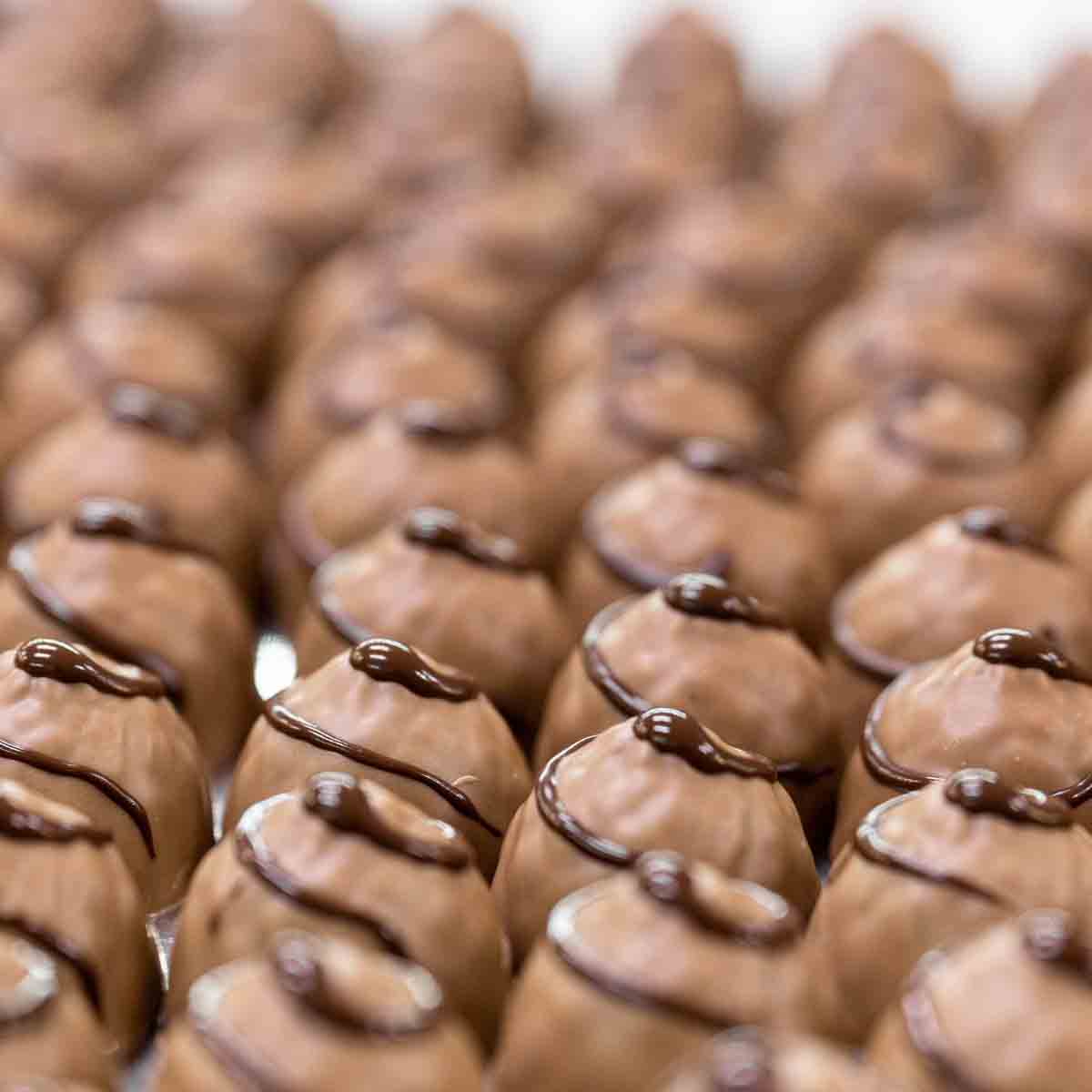 Bombones artesanales de chocolate