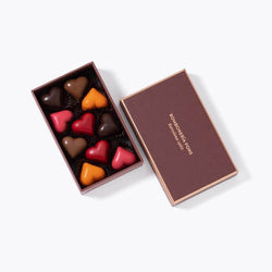 Bombones Corazón - Caja marrón 160g - Bombonería Pons