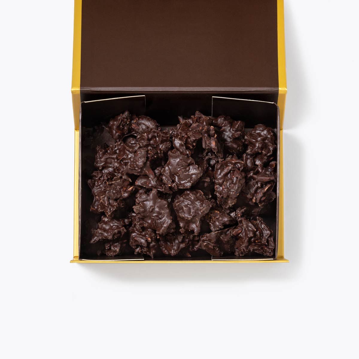Caja de 500 gramos de esgarrapats de chocolate