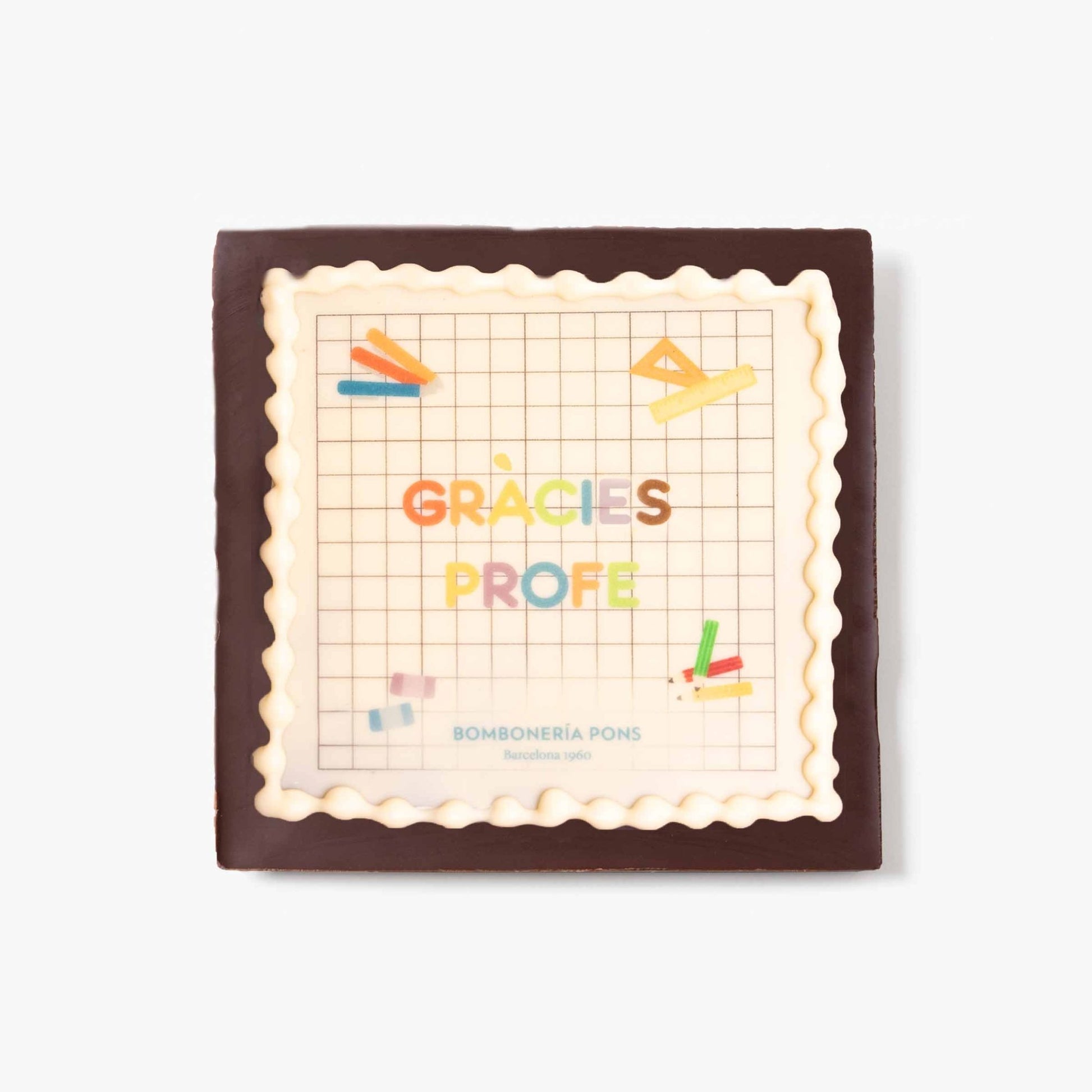 Diploma de Chocolate - Fin de Curso - catalán - Bombonería Pons - Complementos