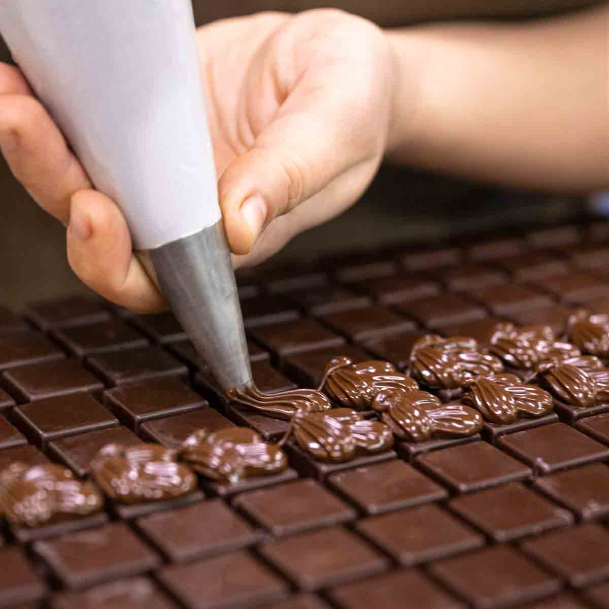 Bombones artesanales de chocolate 