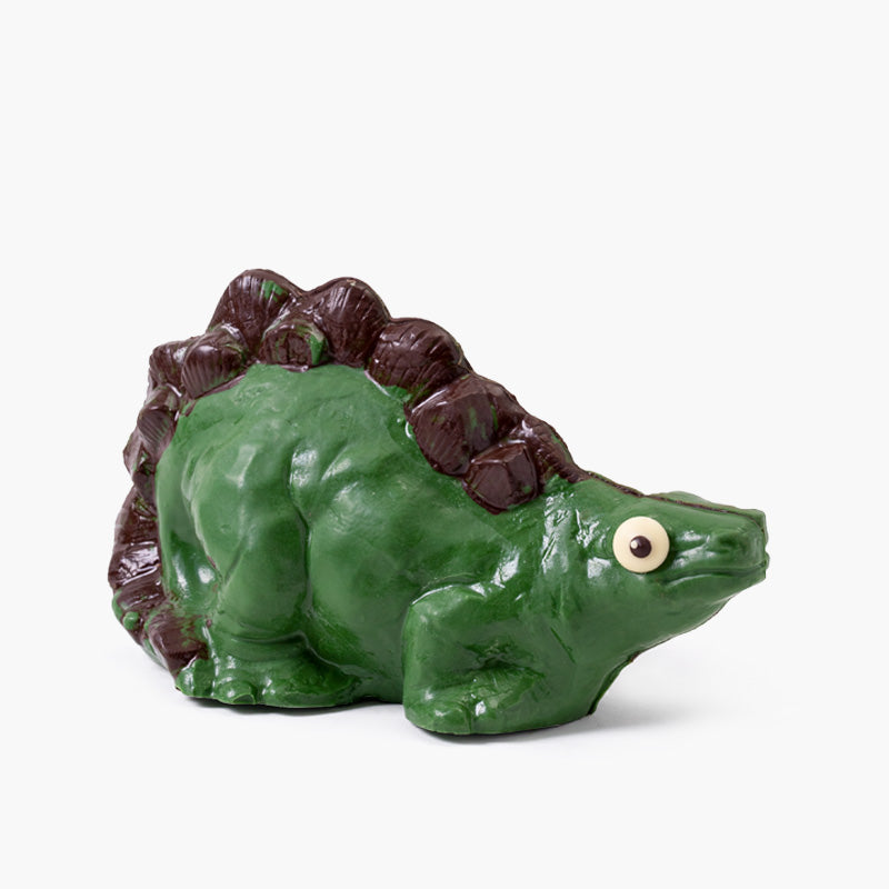 Mona de pascua dinosaurio de chocolate