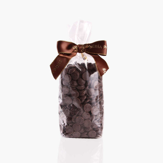 Pepitas Chocolate Negro 70% - Bolsa 250g - Bombonería Pons - Decoraciones