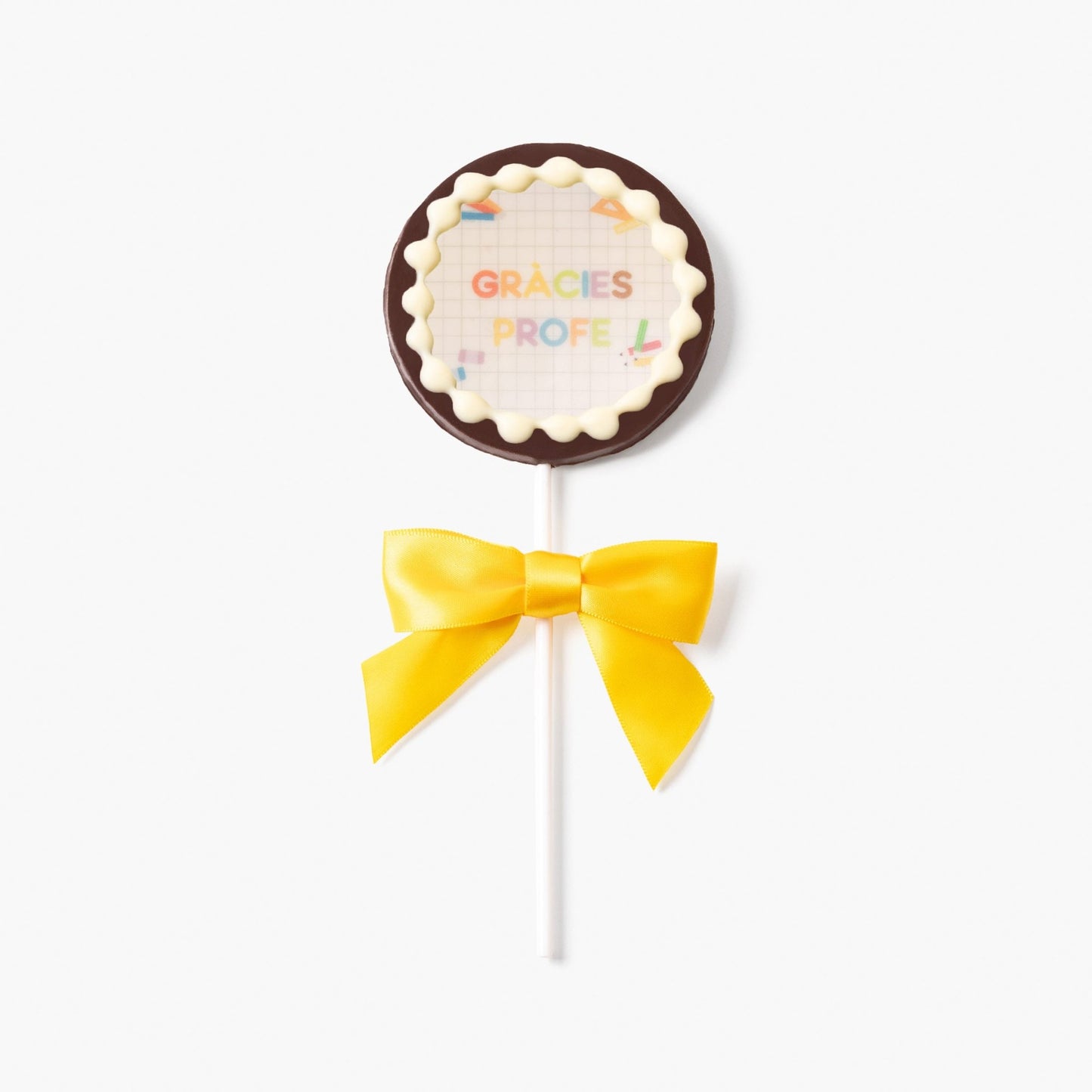 Piruleta de Chocolate Regalo Fin de Curso para Profes - Bombonería Pons - Complementos