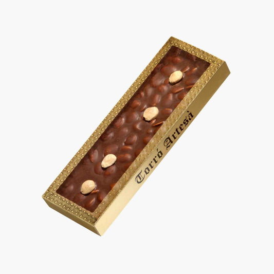 Turrón Choco Almendra Leche - 300g - Bombonería Pons - Turrón Chocolate